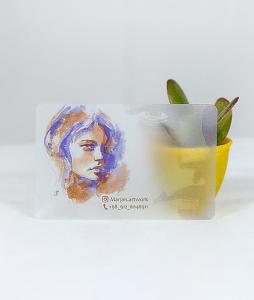 پی وی سی برفکی (نیمه شفاف)